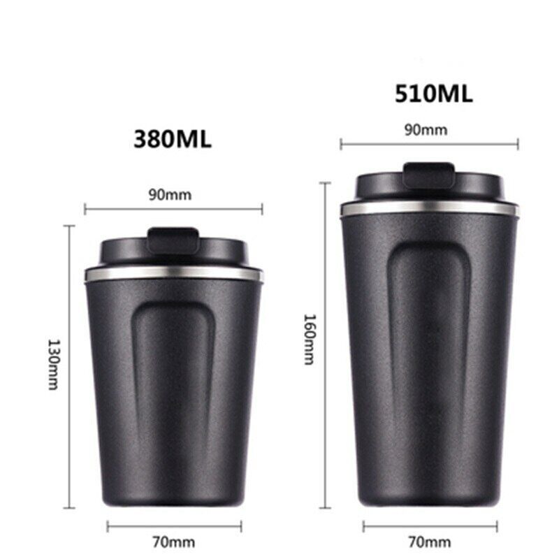 1Pc Stainless Steel Coffee Mug Thickened Thermos Mugs Double Wall Vacuum Flask