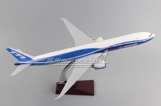 47CM WORLDLINER BOEING 777-300ER Passenger Airplane Resin Aircraft Plane Model