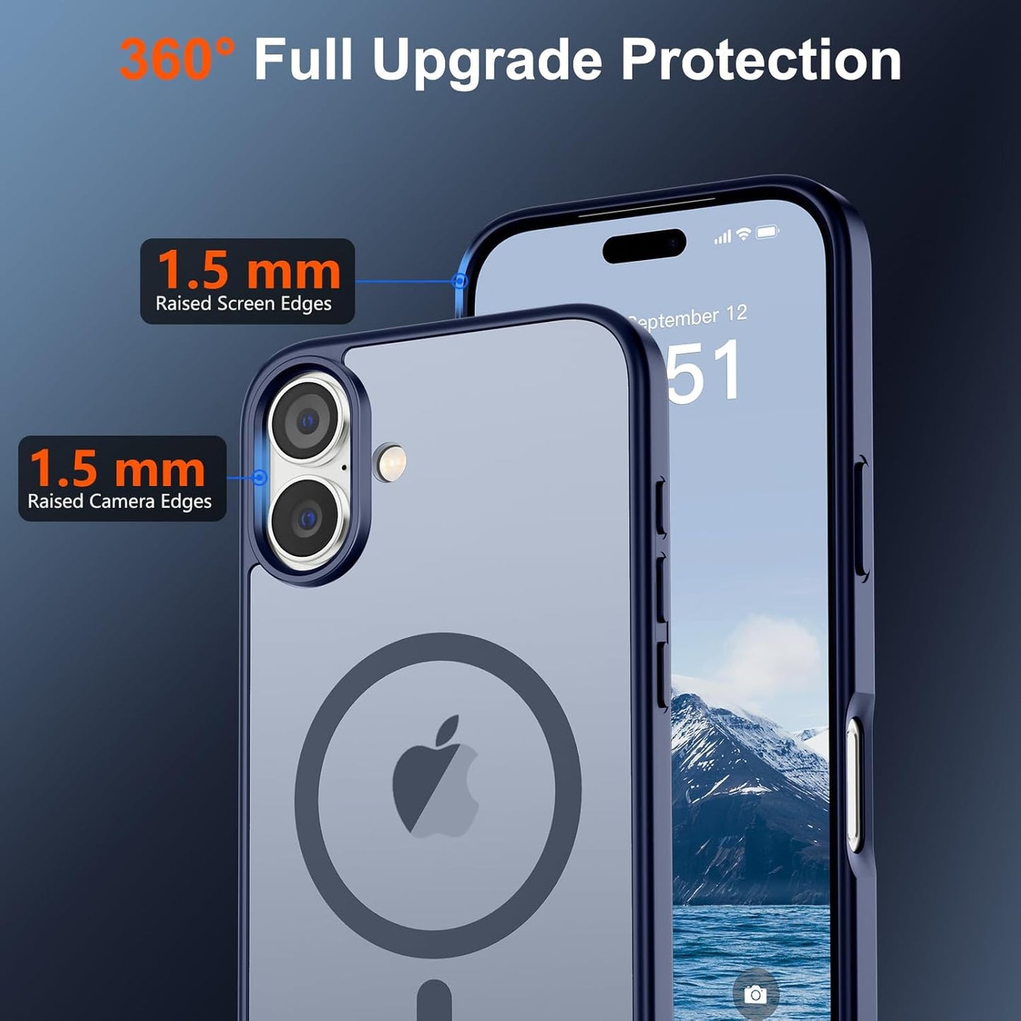 Magnetic for Iphone 17 Case (Compatible with Magsafe)(Military Grade Drop Protec