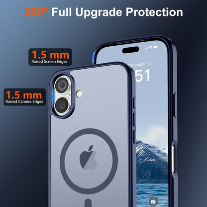 Magnetic for Iphone 17 Case (Compatible with Magsafe)(Military Grade Drop Protec