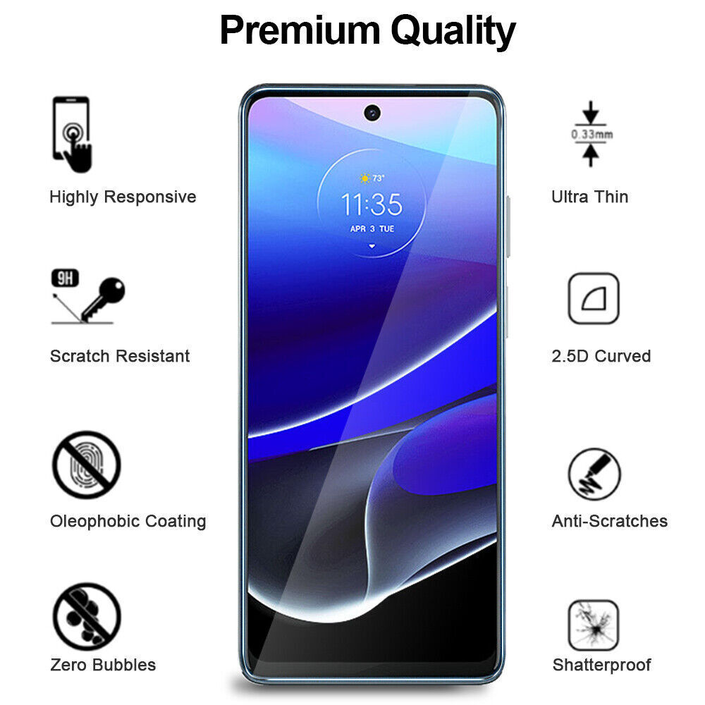 For Motorola Moto G Stylus 4G/5G 2022 Slim Tempered Glass Clear Screen Protector