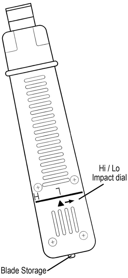 Impact Punchdown Tool for 66 & 110 Terminal Blocks (blades not included) HT-3140