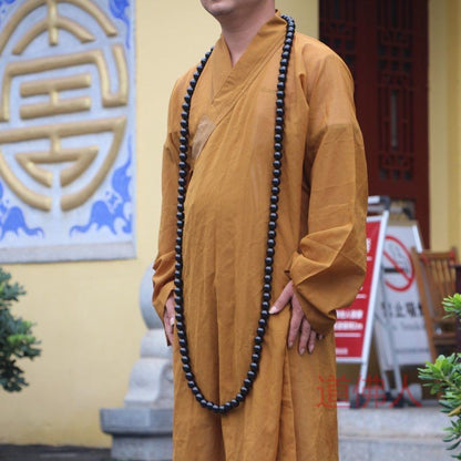 15mm 108 Ebony/Zitan Beads - Large Buddhist Mala Necklace Handheld