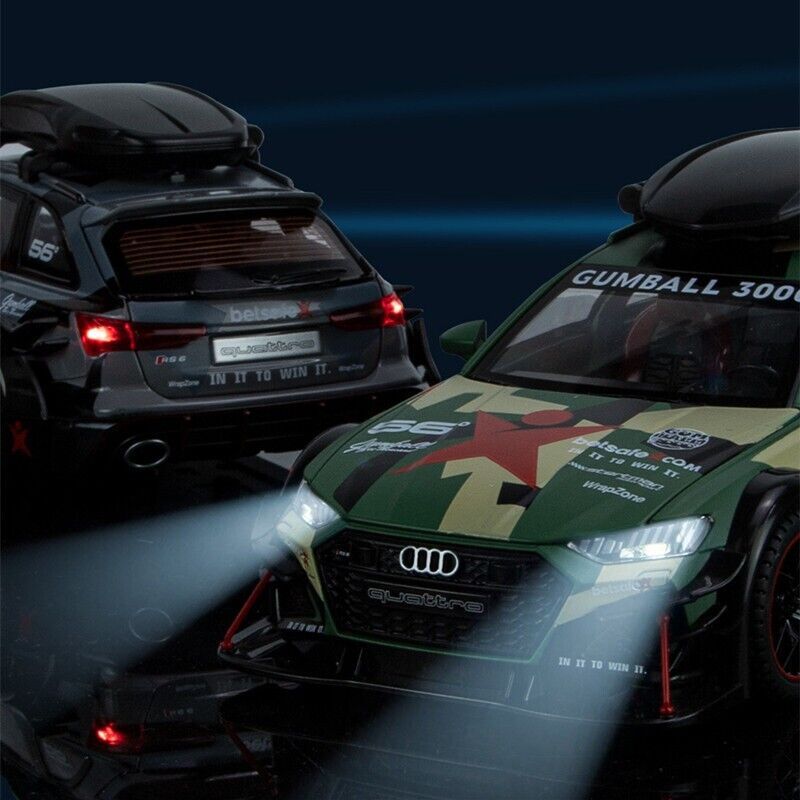 1:24 Audi RS6 Avant Station Wagon Diecast Model Car Toy Vehicle Collection Gift
