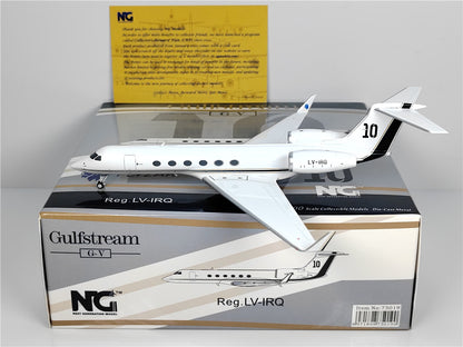 1:200 NG Model FLYZAR Gulfstream G550 G-V Passenger Plane Diecast Aircraft Model