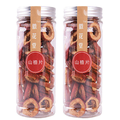 Dried hawthorn slices, farmhouse seedless appetizer, authentic hawthorn