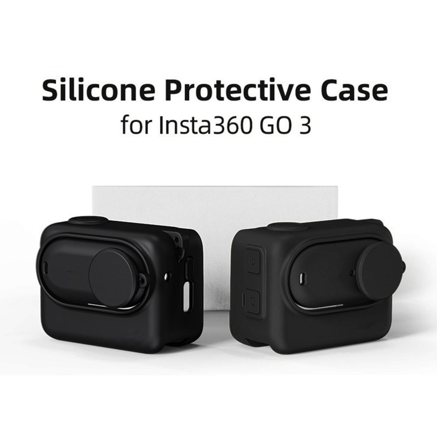 1 Pc Silicone Protective Case Cover Accessories For Insta360 GO 3 Action Camera