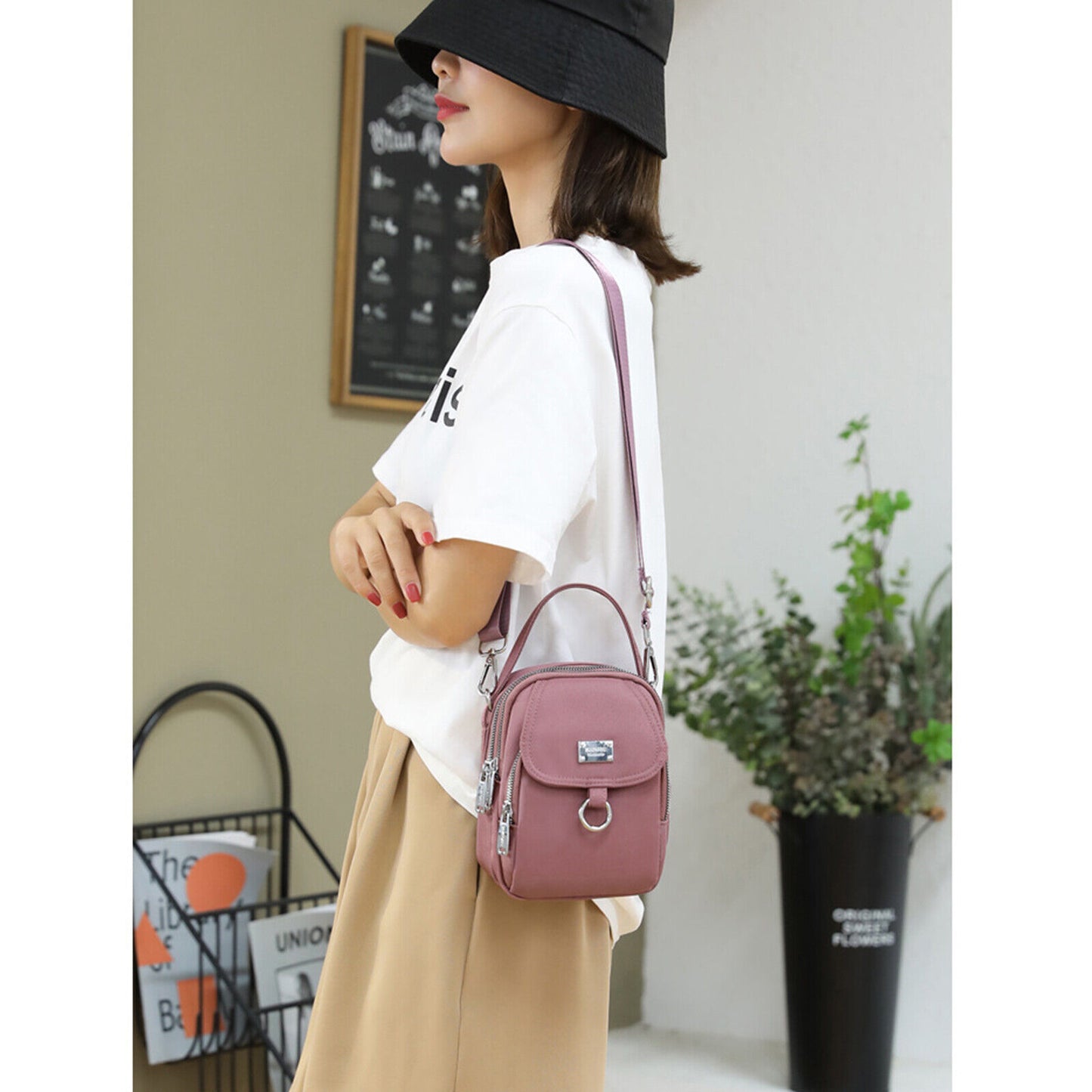 Waterproof Messenger Cross Body Ladies Handbag Shoulder Bag Womens Large Purse