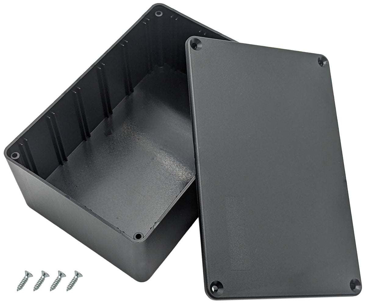 Small Plastic Enclosure Project Box with Lid and Screws, 5.89" x 3.89" x 2.36...