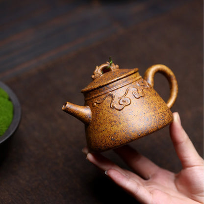 Yixing Zisha Teapot 190cc Famous Handmade Ore High-end Tea Set