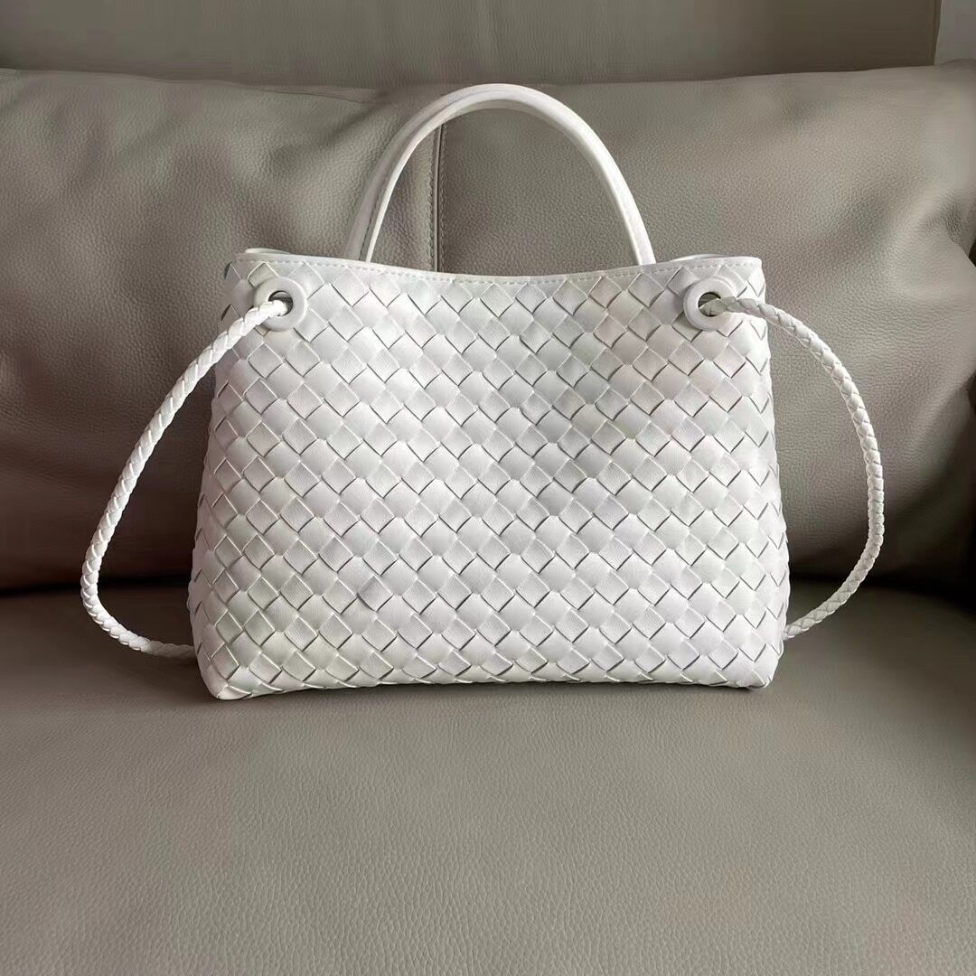 Rope Buckle Braided Tote Bag One Shoulder Portable Cross-body Women's Bag