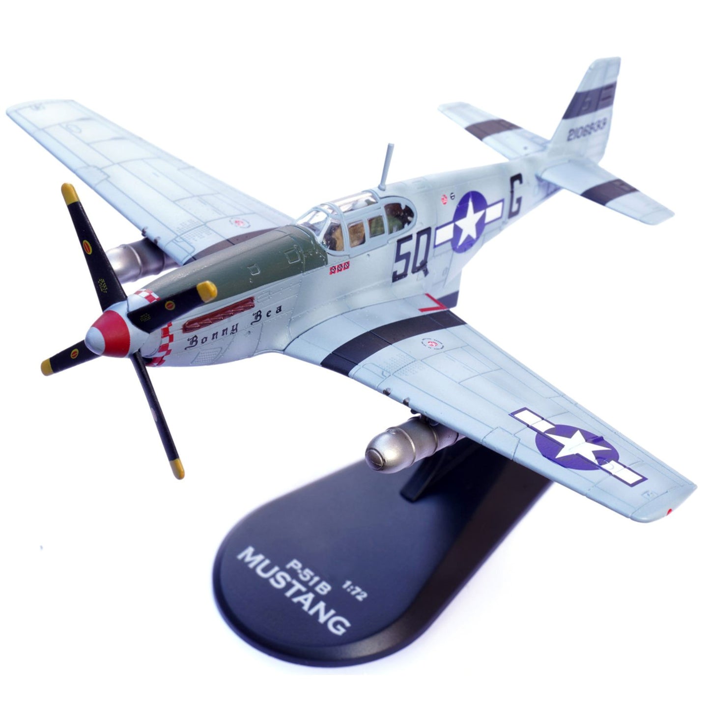 1/72 Scale WWII USAAF P-51B Mustang Fighter 339TH FS 504TH FG Model Plane Decor