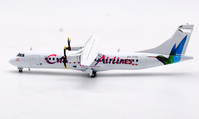 1:200 JC Wings Carribbean Airlines ATR72-600 Airplane Diecast Aircraft Model