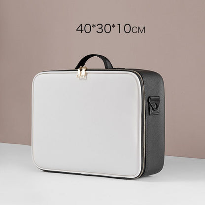 Make Up Case Professional Cosmetic Bag Synthetic Leather Makeup Purse Waterproof