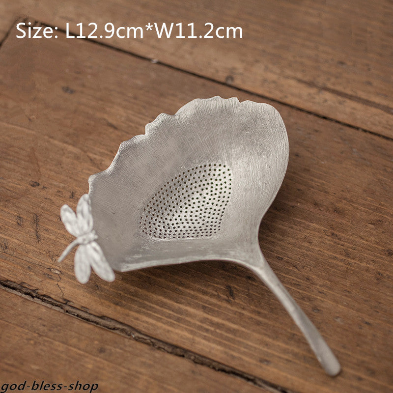 Pure Tin Filter Net Chinese Tea Set Accessories Tea Strainer Creative Net New