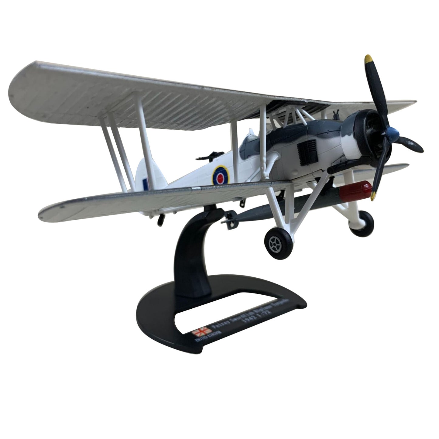 1/72 Scale WWII British Navy Fairey Swordfish Aircraft Finished Model Toy Gift