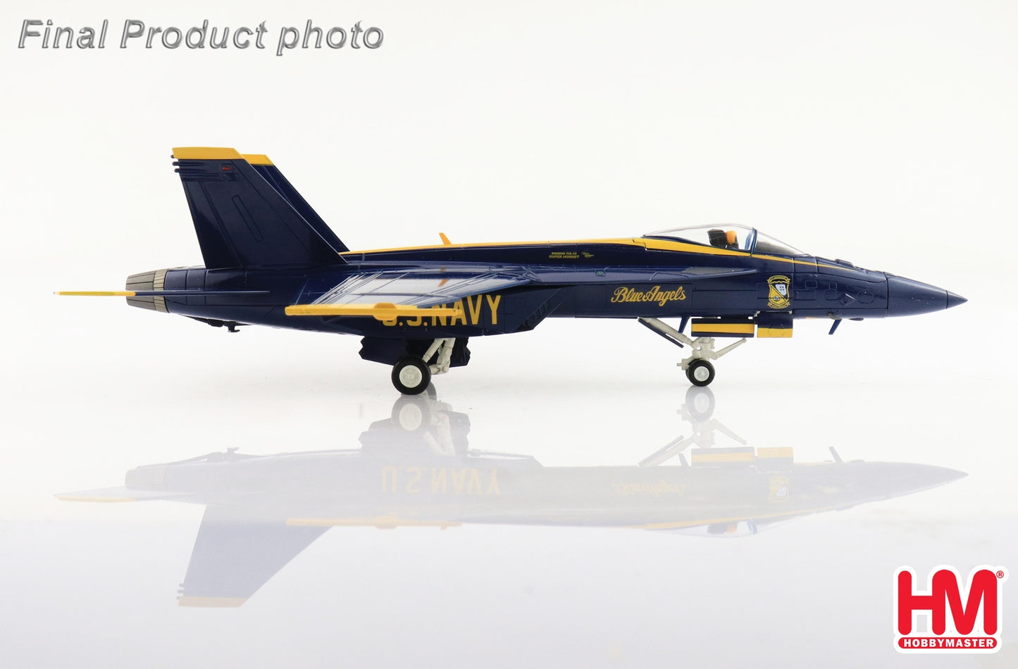 1:72 HM F/A-18E Blue Angels US Navy, 2021 Fighter Diecast Plane Aircraft Model