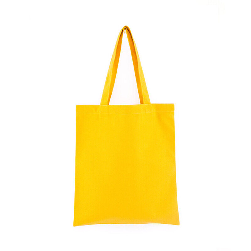 Solid Color Canvas Bags Shopping StorageBags Tote Bag Eco-friendly Shopping Bags
