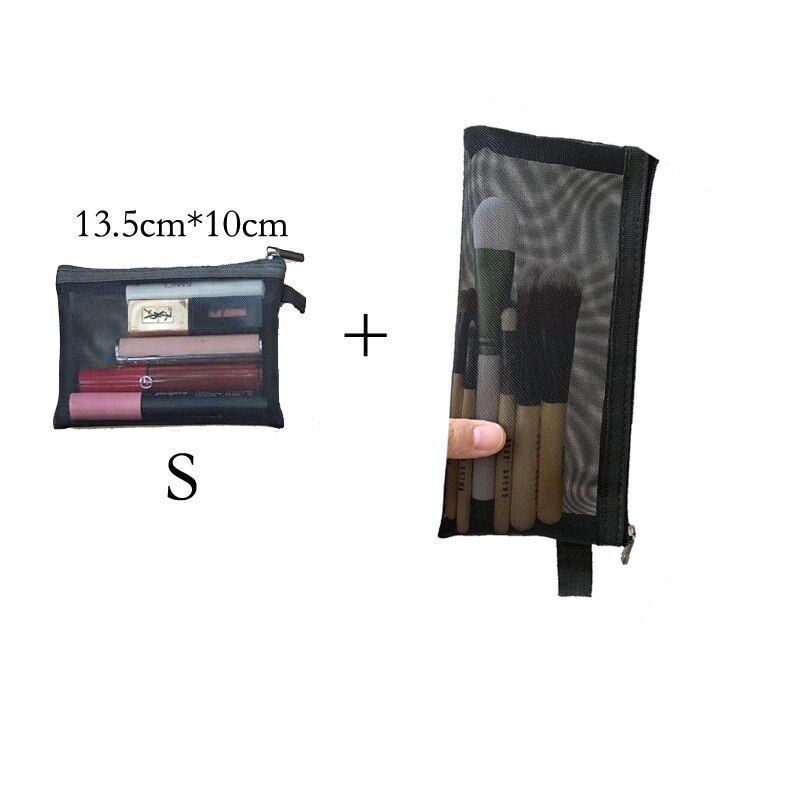 Mesh Cosmetic Bag Portable Lipstick Bag Makeup Bag Makeup Pouch Toiletry Purse