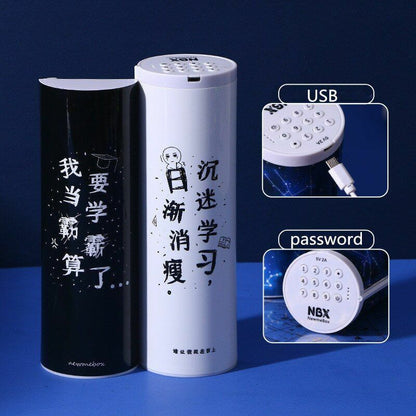Pencil Case Translucent Quicksand Kawaii NBX Solar Calculator Box School Supplie