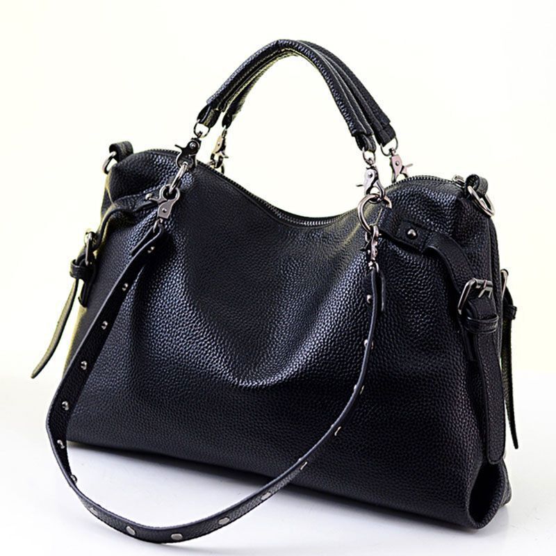 Women's Vegan Leather Luxury Messenger Large Bag Big Shoulder Crossbody Handbag