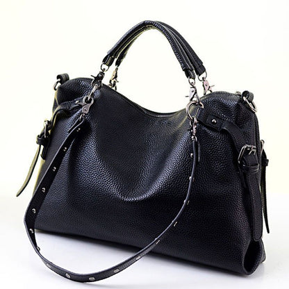 Women's Vegan Leather Luxury Messenger Large Bag Big Shoulder Crossbody Handbag