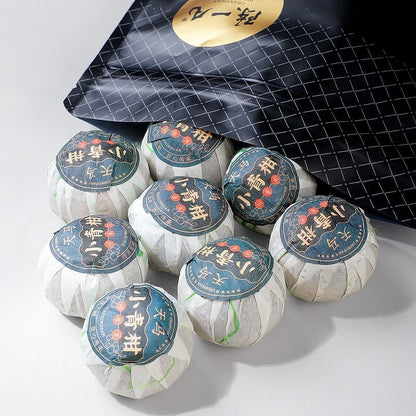 220g Xiaoqinggan Xinhui Select Palace Ripe Pu'er Blended Tea Bag Pack