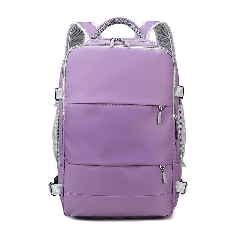 28*16*43 CM Backpack 15.6 Inch Laptop Bag USB Charging Shoe Bags Multifunction