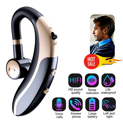 Wireless Bluetooth 5.0 Headset Headphone Earphone Sport Trucker Work Handsfree