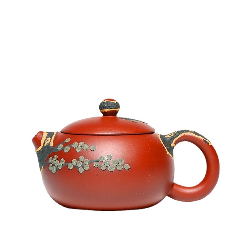 Kung Fu Tea Set and Teapot Yixing Tea Pot Filter Handmade Purple Clay Teaware