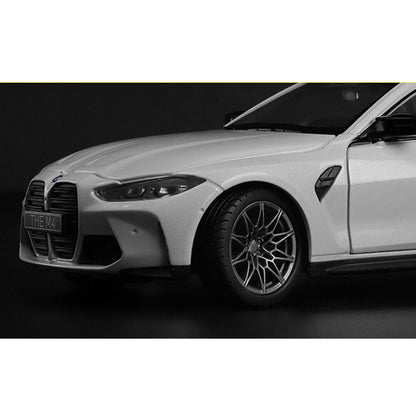 1/23 Scale BMW M4 G82 Model Car Alloy Metal Diecast Collectible Vehicle White