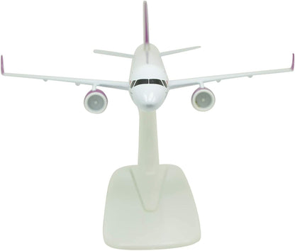 1:400 HUNNU AIR EMBRAERERJ E190 Without Landing Gear Metal Airplane Model Plane