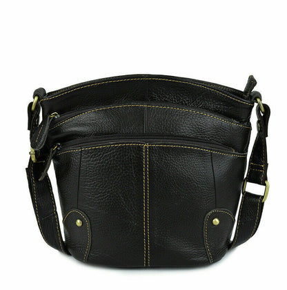 Cowhide Women Crossbody Bag Genuine Leather Small Messenger Bags Ladies Shoudler