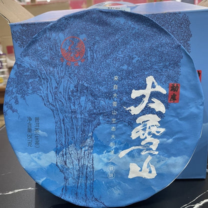 2022 Xiaguan Mengku Big Snow Mountain Big Tree Tie Bing Puerh Puer Tea Raw 357g