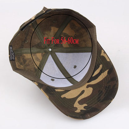 Mens Womens Camouflage Baseball Cap Army Hat Camo Military Fishing Leisure Cap~ಇ