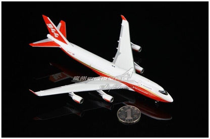 1:400 JC Wings Global Super Tank BOEING 747-400 Airplane Diecast Aircraft Model