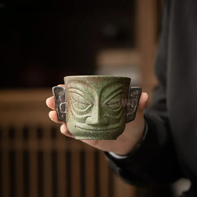Kiln Change Coarse Pottery Handmade Beauty Tea Cup Ceramic Tea Accessories