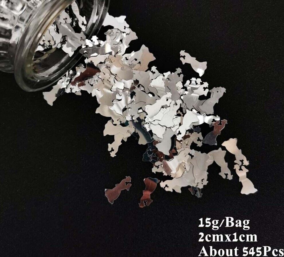 Confetti 15g Church Wedding Golden Pigeon Sequin Cross Bible Table Scatter Decor