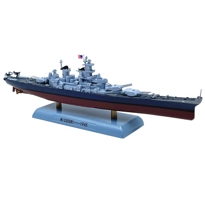 NEW 1/1000 Scale World War II USS Missouri BB63 Battleship Alloy Ship Model