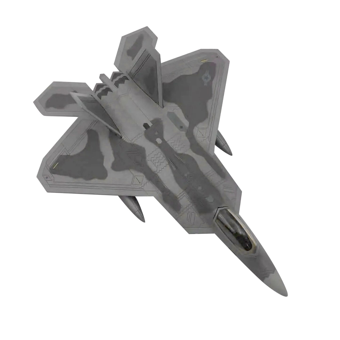 1/72 F-22 Fighter Bomber Aircraft Diecast Army Fighting Jet Airplanes Model