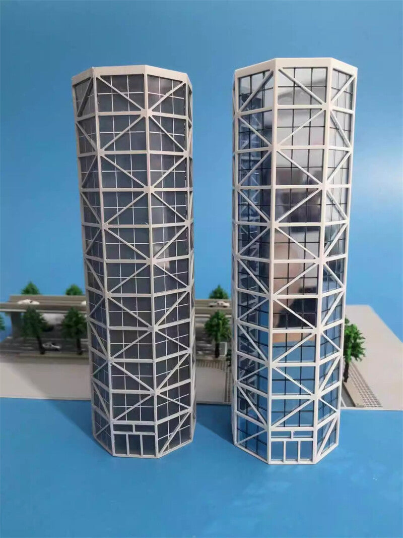 1/300 Scale Railway Station Scene Building City High-Rise Building Model Toy