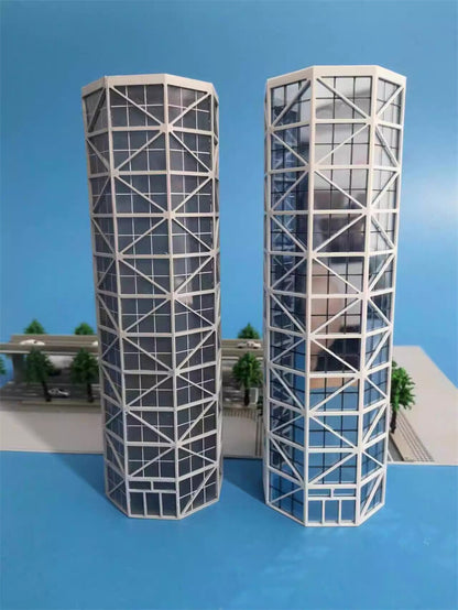 1/300 Scale Railway Station Scene Building City High-Rise Building Model Toy