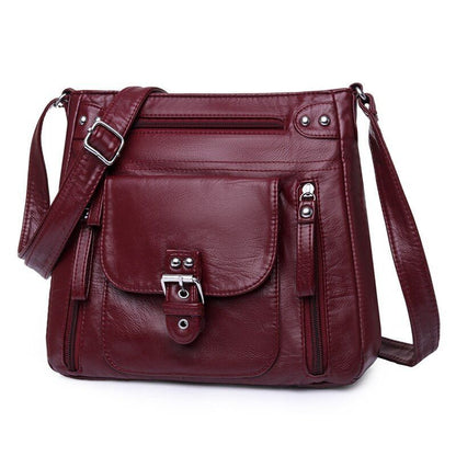 Handbag Women Shoulder Bag Leather Crossbody Messenger Bag Tote Bag Woman Purses