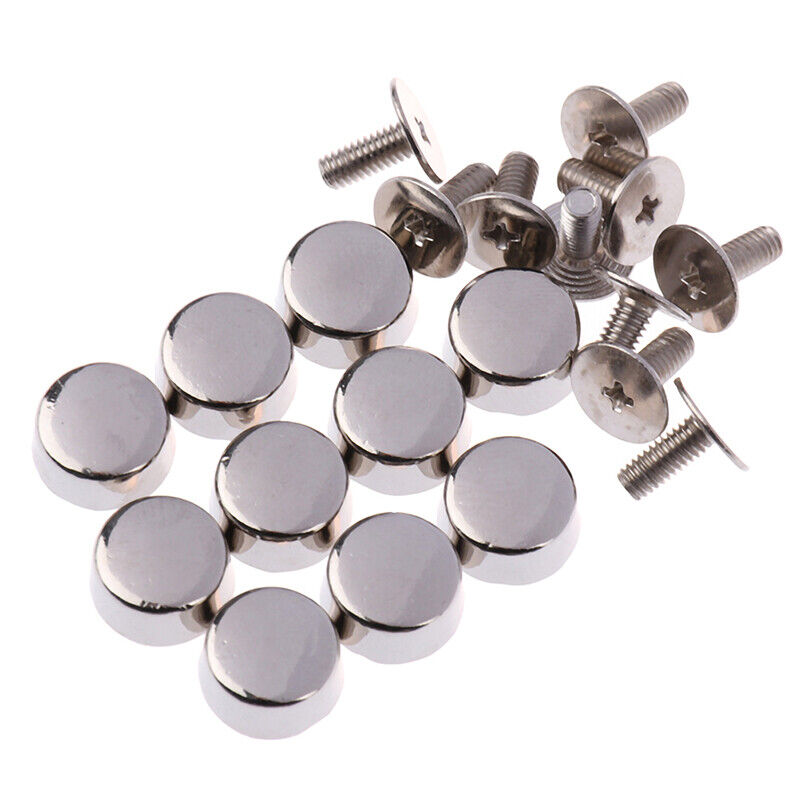 10Pcs Sewing Accessories Tool Handbag Shoulder Bags Bottom Studs Rivets Screfp