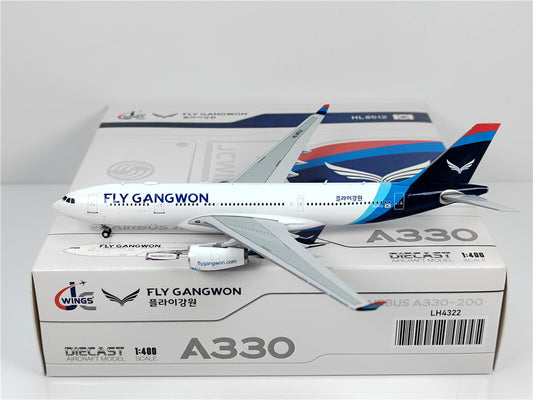 1:400 JC Wings FLY GANGWON AIRBUS A330-200 Passenger Airplane Diecast Model