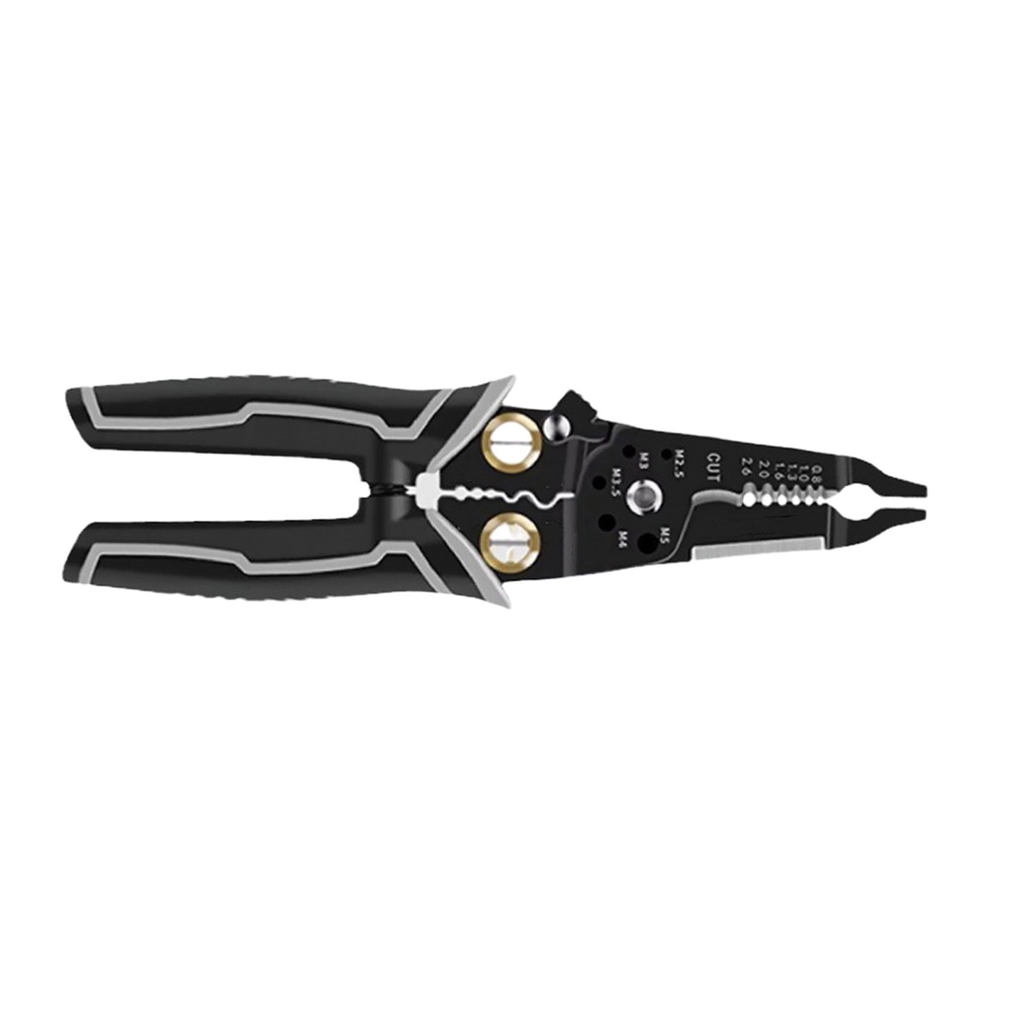 Durable Multipurpose Electrical Wire Stripping Crimper Pliers Wire Cutter