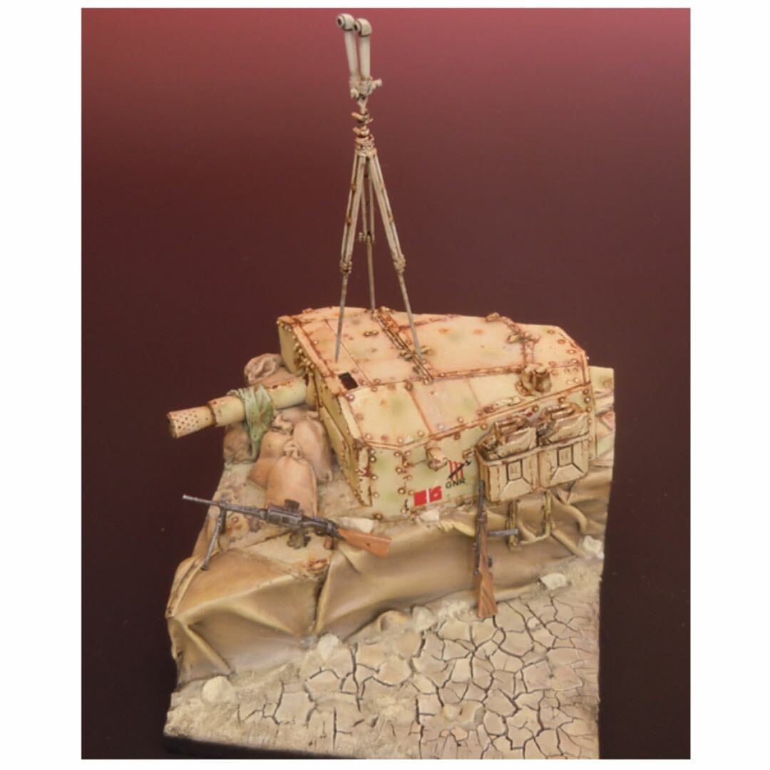 1:35 resin figure model Turret model Unassembled Unpainted