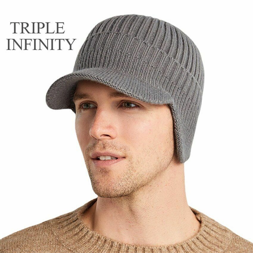 Winter Cap Baseball Outdoor Fishing Riding Thick Windproof Comfortable Soft Hat