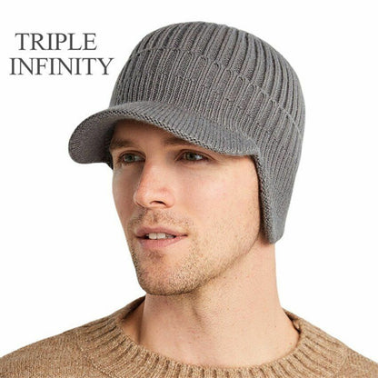 Winter Cap Baseball Outdoor Fishing Riding Thick Windproof Comfortable Soft Hat