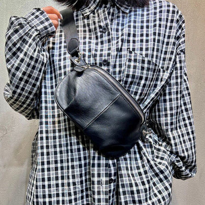 Genuine Leather Shoulder Bag Crossbody Purse Vintage Travelling Bags 25*14 CM